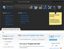 Tablet Screenshot of progettoasilonido.org